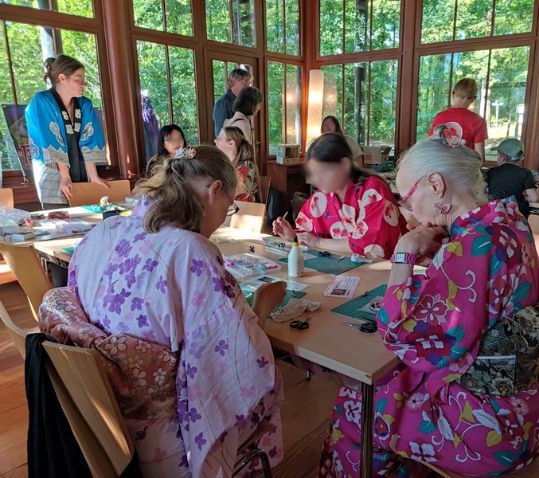 Workshop Teilnehmende zum Obon-Fest